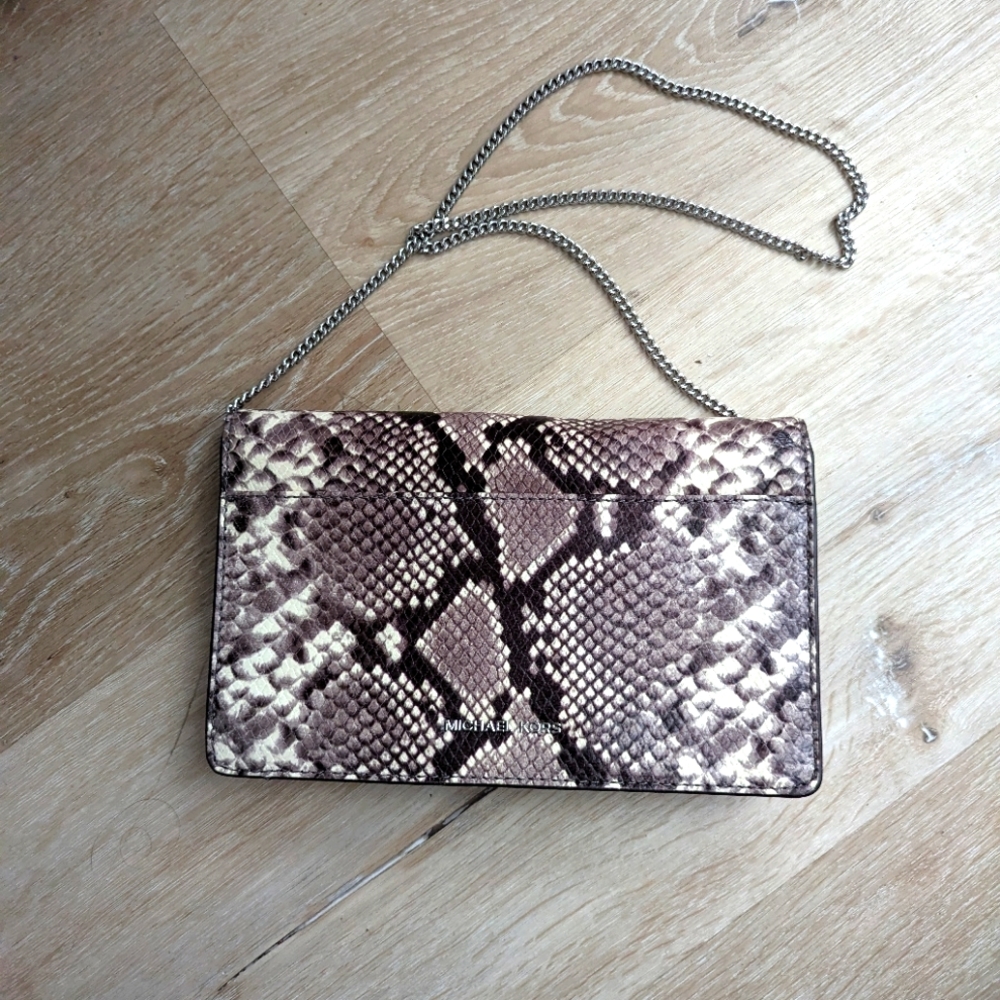 Michael Kors python shoulder bag - Picture 7 of 7